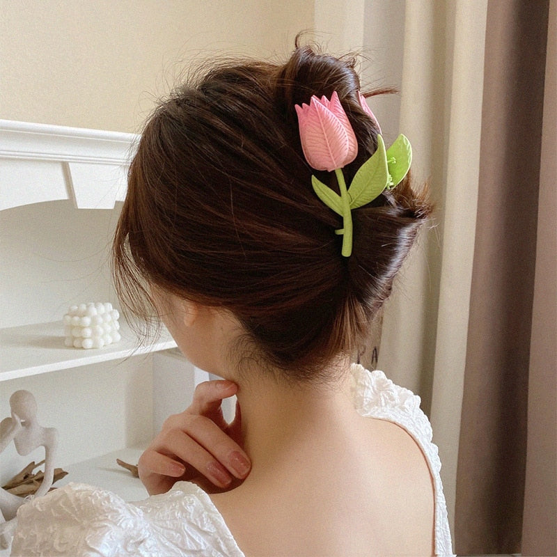 Ponytail Tulip Hair Claws - Image 5