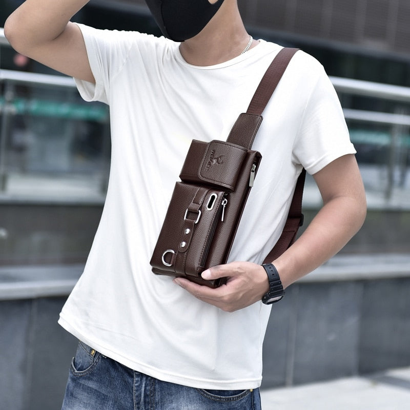 Casual Messenger Single-Shoulder Wallet Bag - Image 1