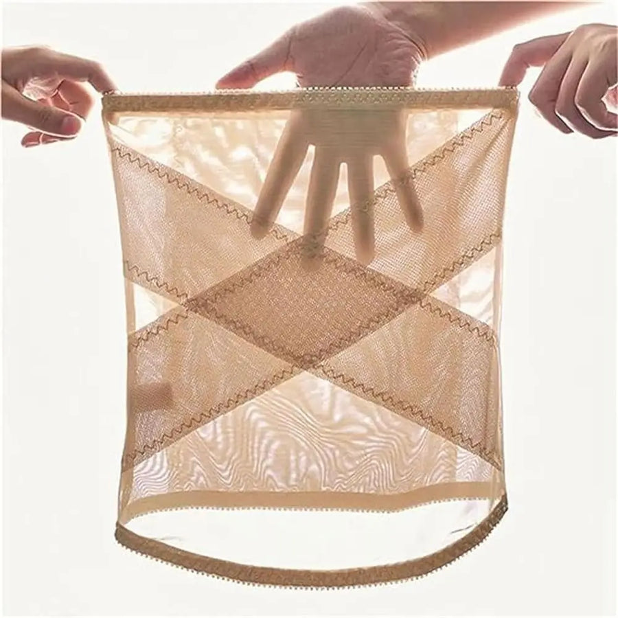 Elastic Waist Slimming Breathable Mesh Belt - Image 1