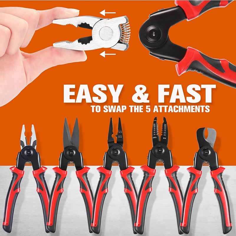 5in1 All Purpose Versatile Heavy Duty Tool Kit - Image 2