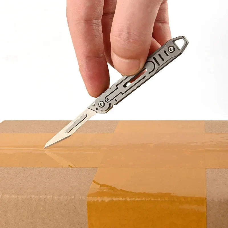 Replaceable Blades Foldable EDC Knife - Image 5