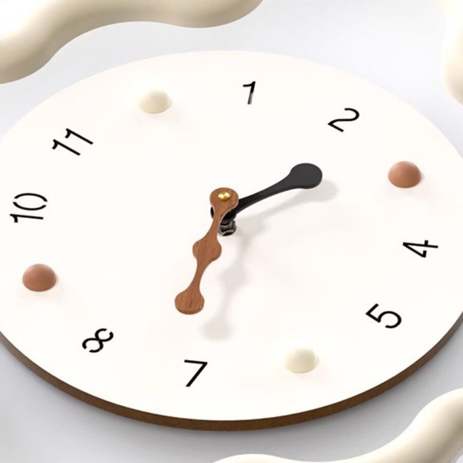 Sleepy Cloud Silent Wall Clock - Image 1