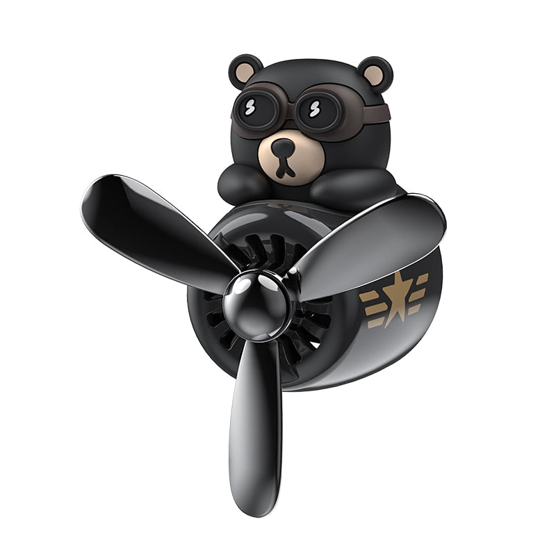 Bear Pilot Rotating Car Air Freshener - Image 8