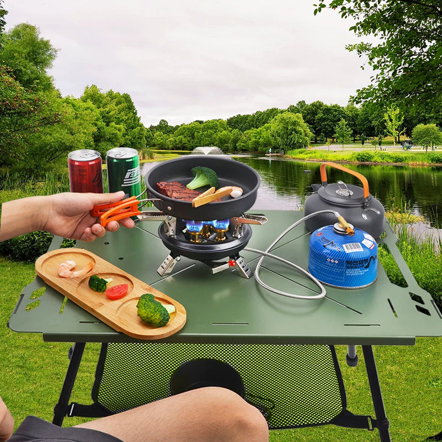 Portable Multi-Burner Quick Ignition Outdoor Gas Cooker - Image 1