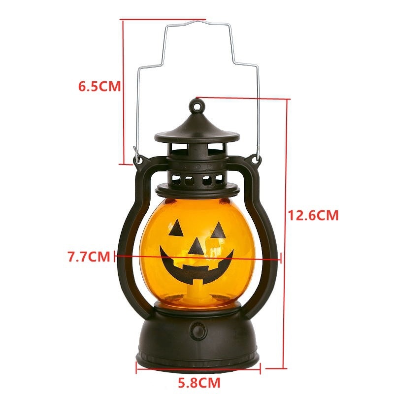 Mini Halloween Scary Pumpkin Hanging Lamp - Image 3
