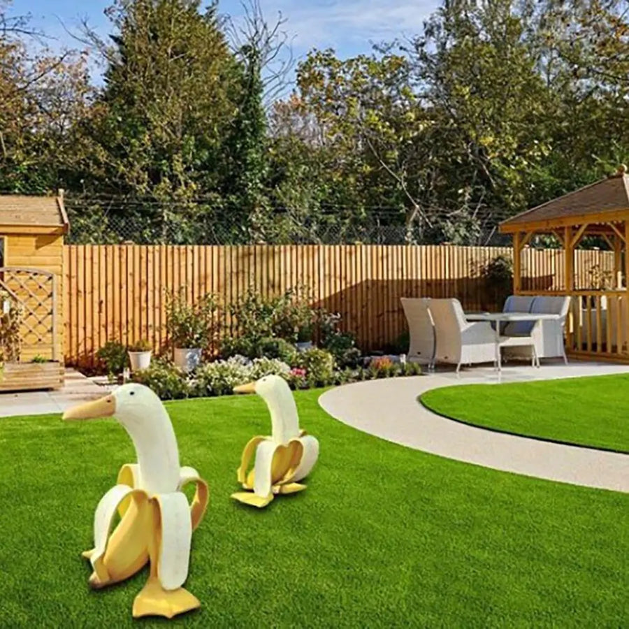 Peeled Banana Duck Face Garden Decor - Image 2
