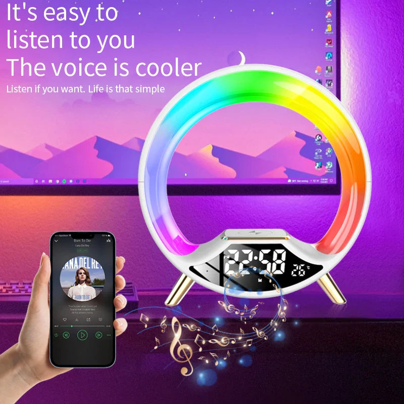 Ultimate Bedroom Atmosphere Multifunctional Speaker Night Lamp - Image 4