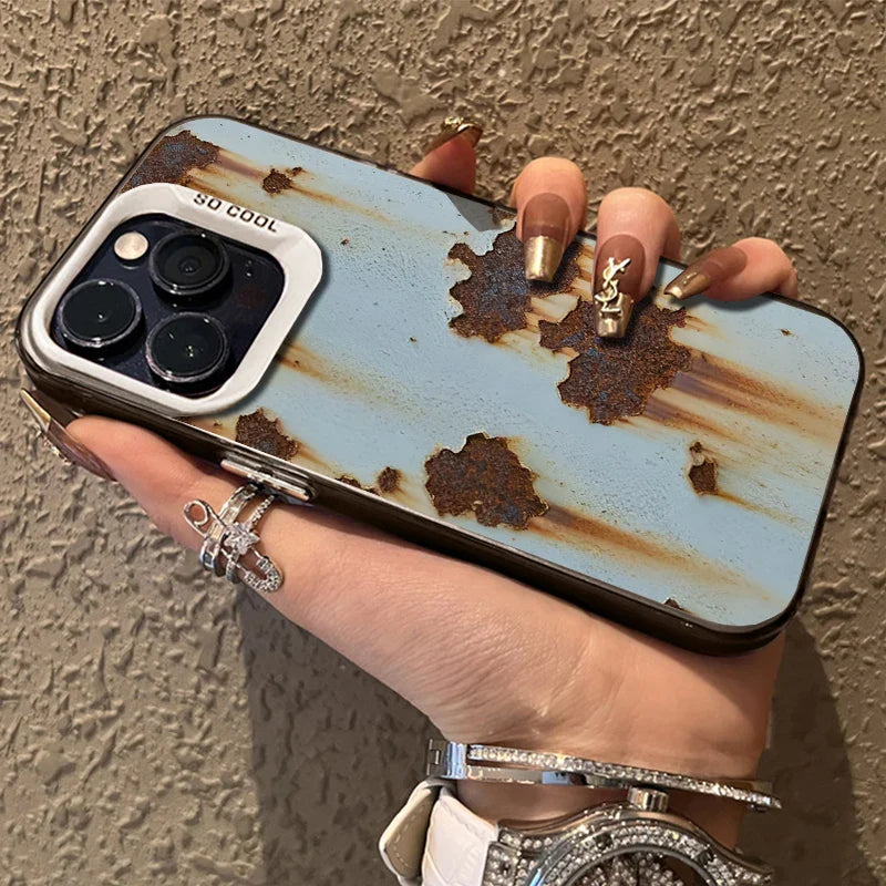 Industrial Rust Finish Shockproof iPhone Case - Image 5
