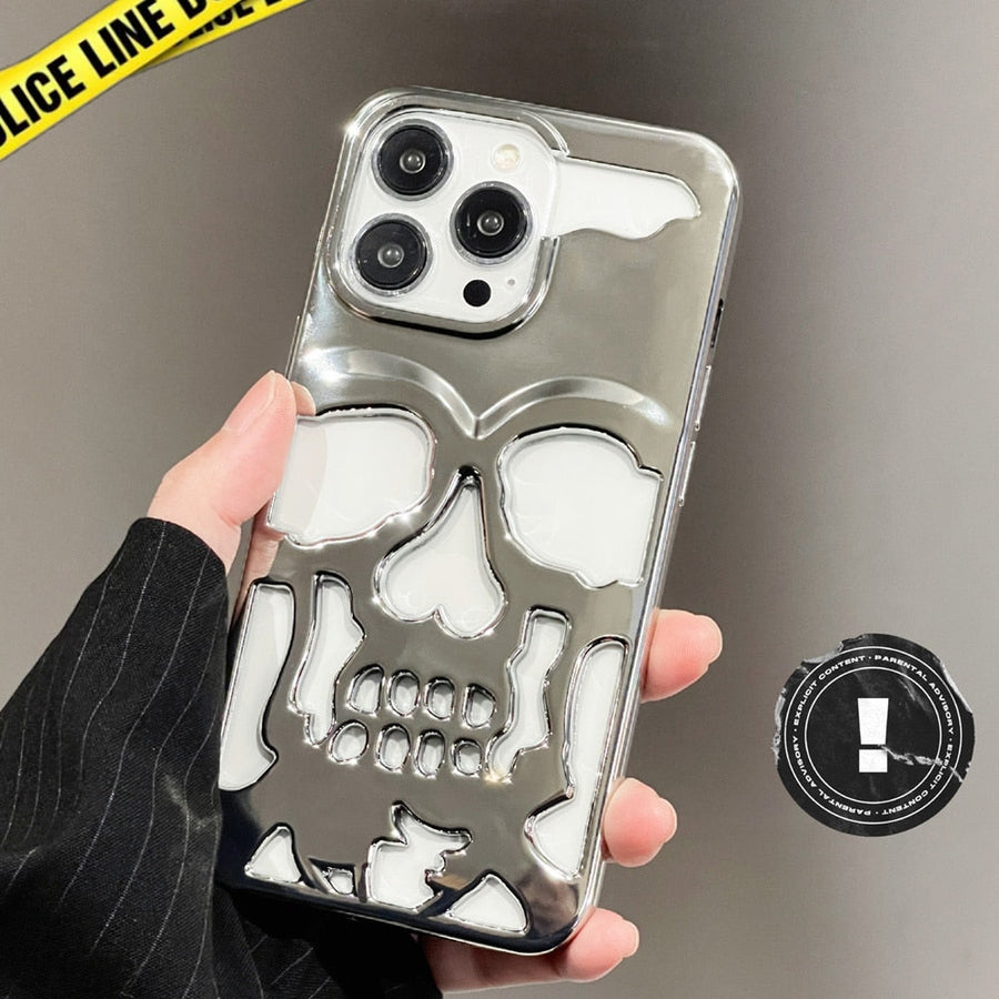 Gothic Midnight Skull Phone Case - Image 9