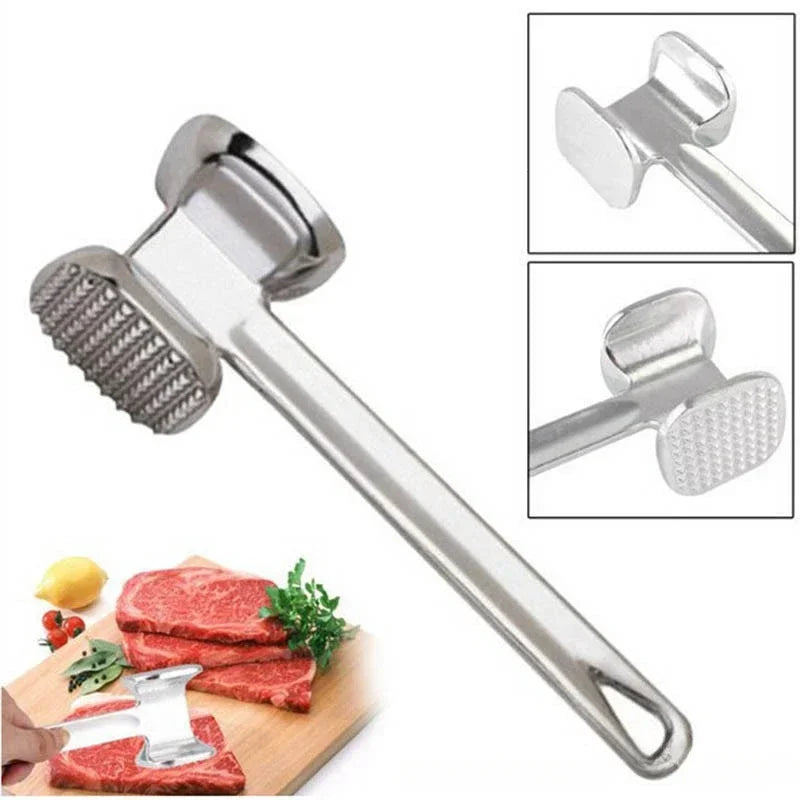 Dual-Sided Aluminum Meat Tenderizer Hammer - Image 1