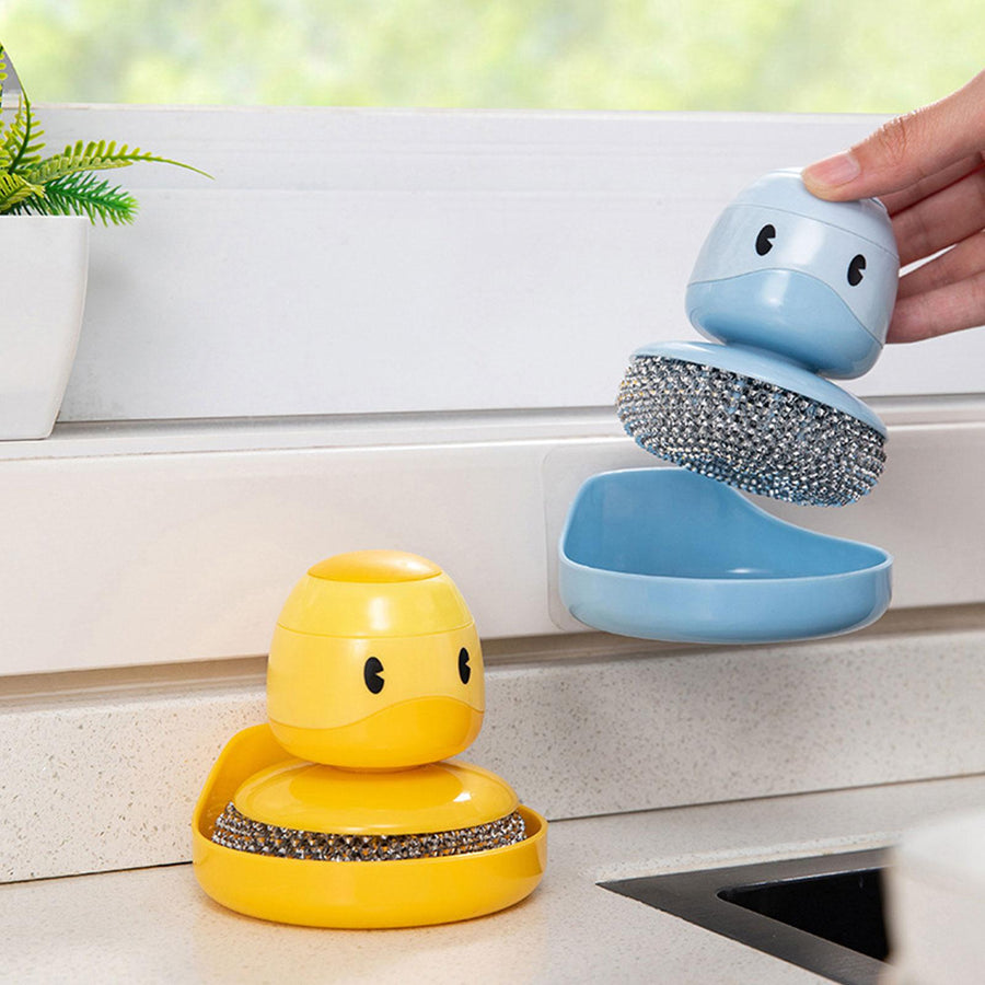 Duck Shape Dishwashing Scrubber - Image 3