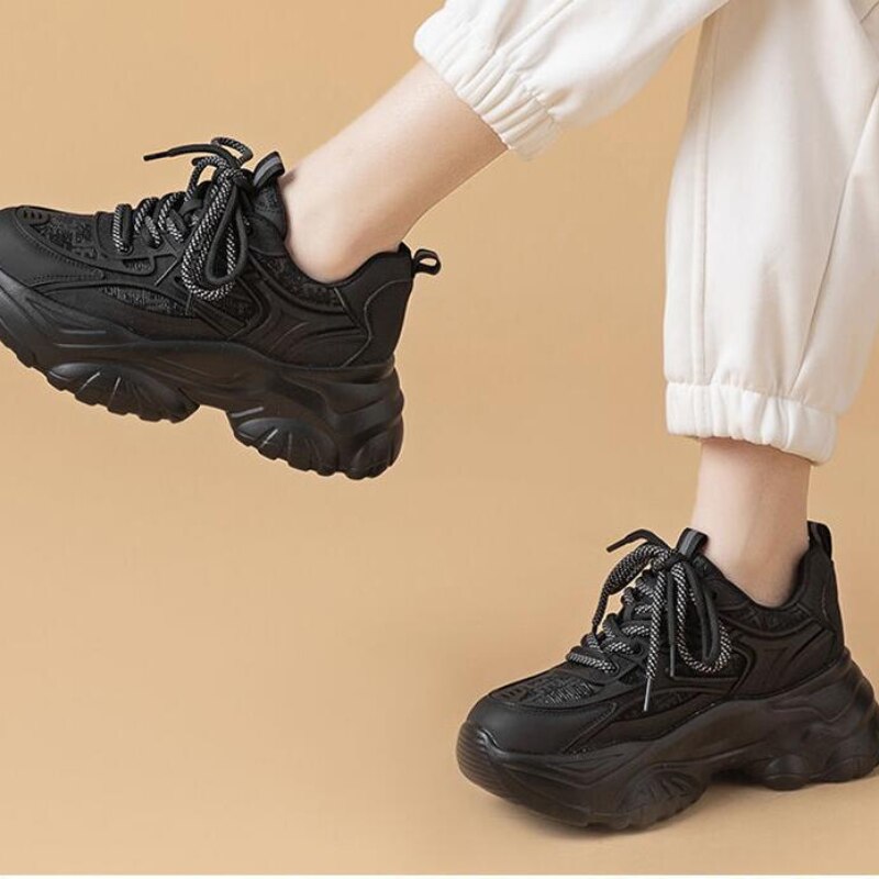 Breathable Cool Comfort Women Platform Sneakers - Image 2