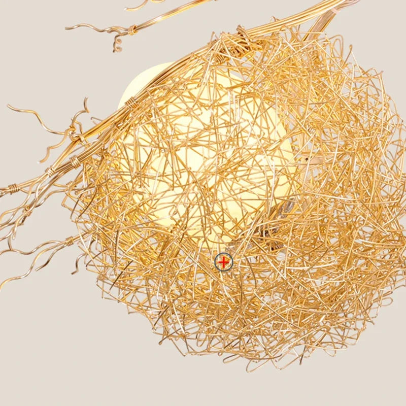 Bird Nest Egg Rustic Minimalist Lamp - Image 5