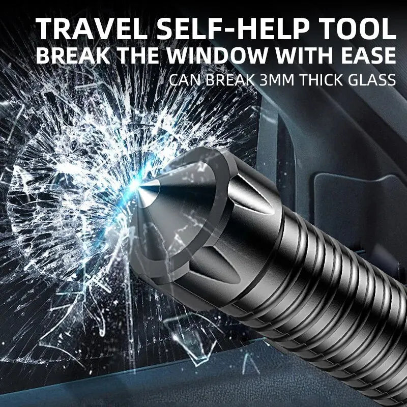 Tactical Self-Defense LED Flashlight Emergency Survival Tool - Image 2
