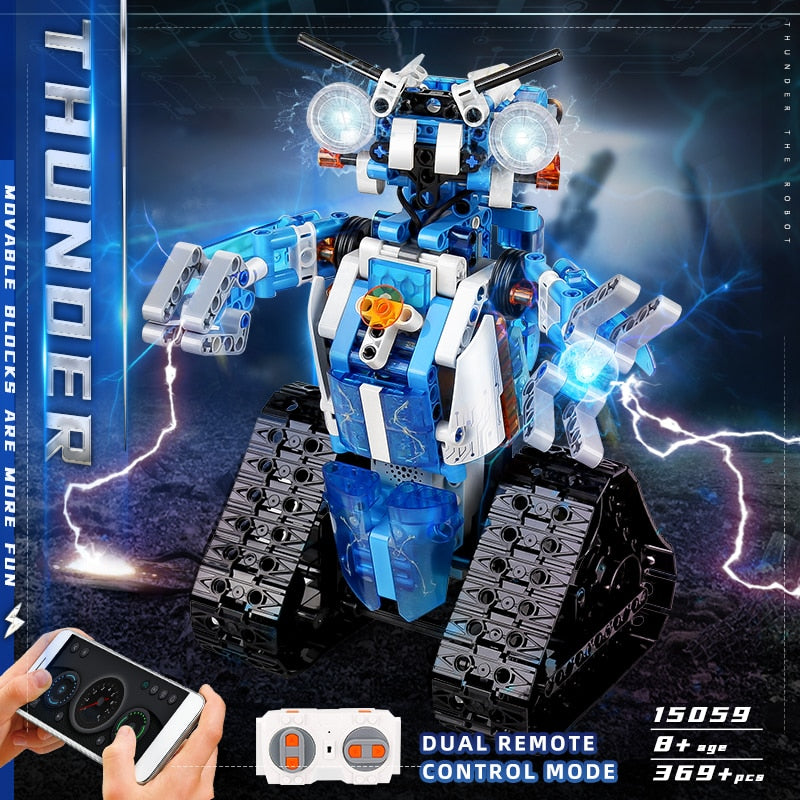 Intelligent Building Block RC Toy Robot - Image 3