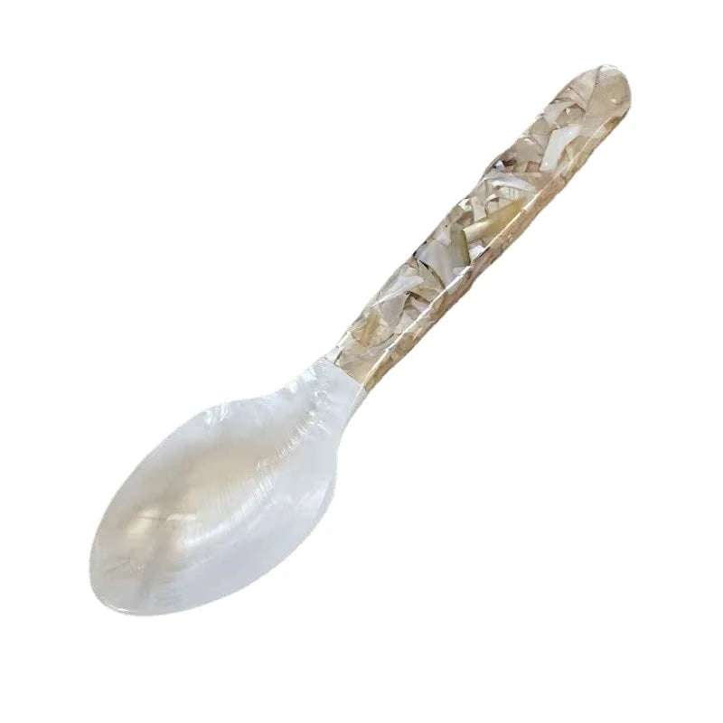 Natural Pearl Shell Moonlight Snail Spoon - Image 3