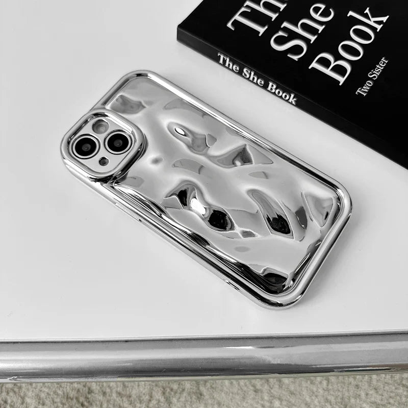 Luxury 3D Lunar Crater Soft Phone Case - Image 1
