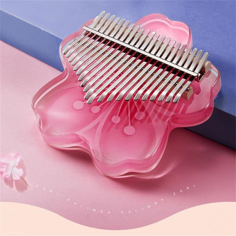 Cherry Blossom Kalimba Acrylic Thumb Piano - Image 7