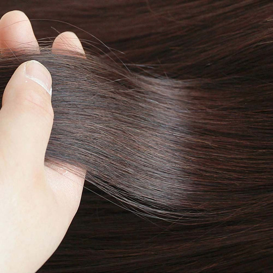 Clip-On Natural Look Synthetic Hair Bangs - Image 1