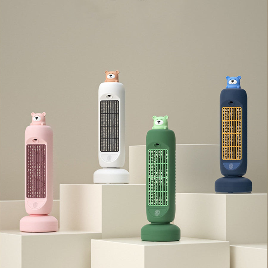 Mini Bear Air Cooler Humidifier Fan - Image 1