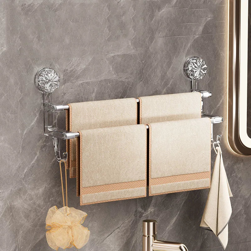 Double Rod Strong Suction Power Towel Rack - Image 3