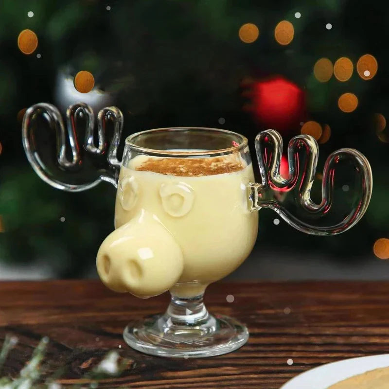 Nordic Antler Novelty Drinking Glass - Image 3
