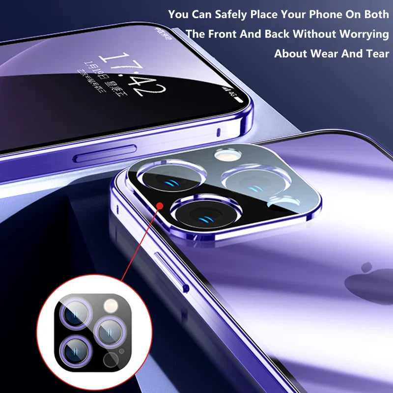 Invisible Shield Full Cover Anti-Peep Privacy Magnetic Phone Case - Image 4
