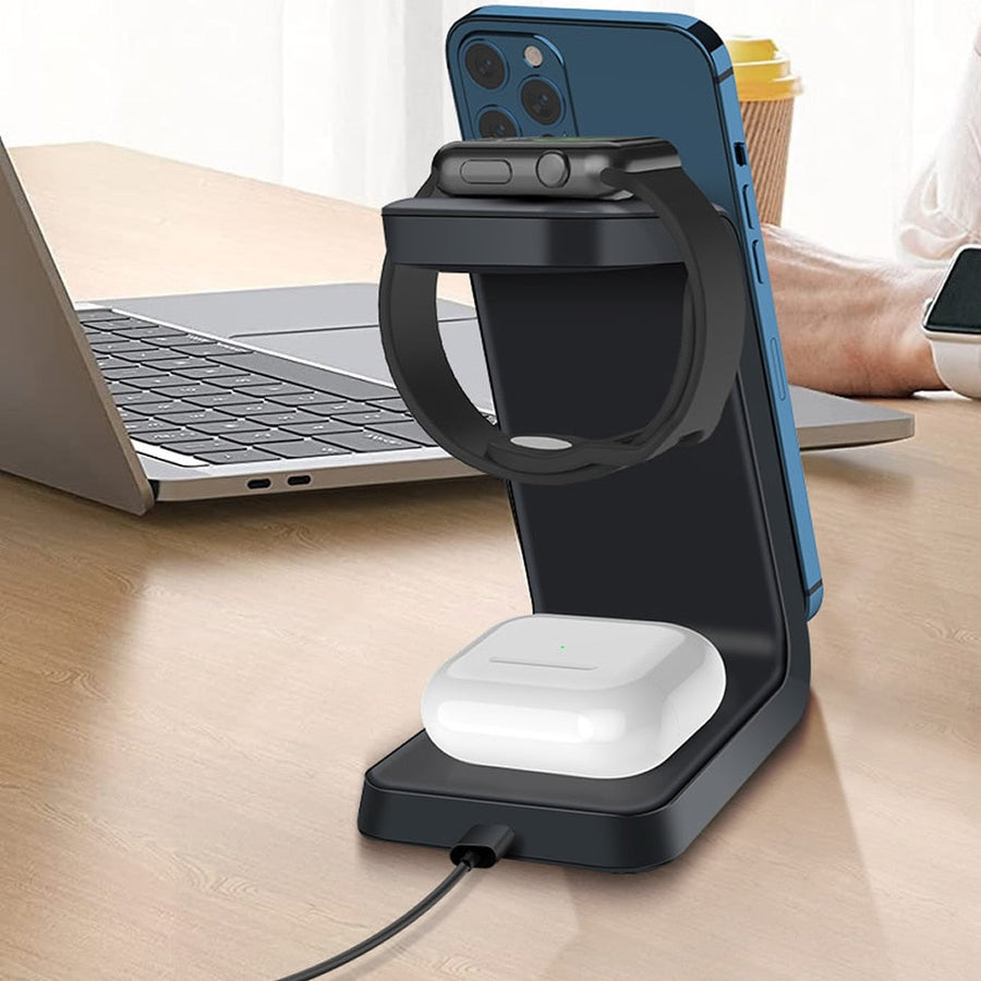 3in1 Magnetic Wireless Charger Stand - Image 1