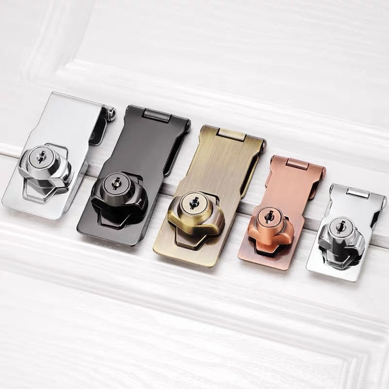 Cabinet Secure Stainless Steel Heavy Duty Drawer Lock - Image 2