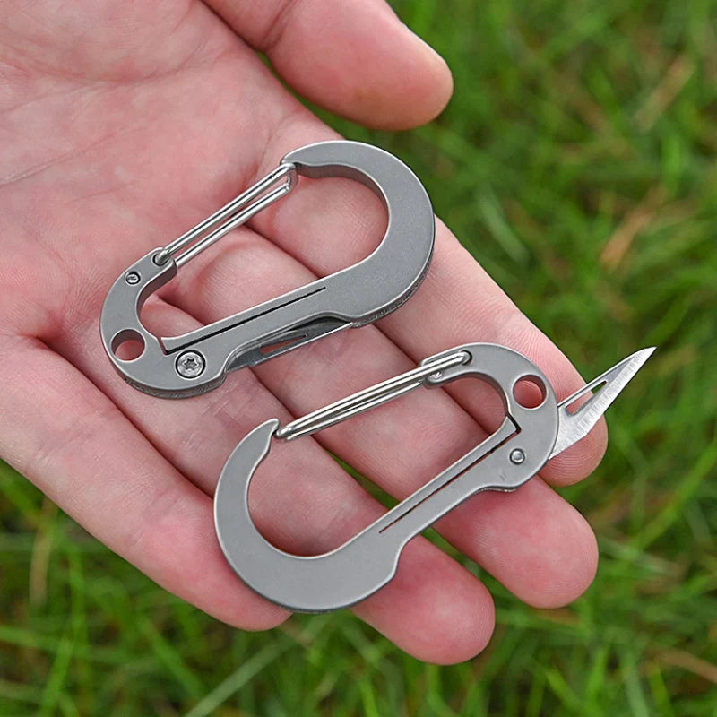 Titanium Alloy EDC Multi-Tool Keychain Knife - Image 1