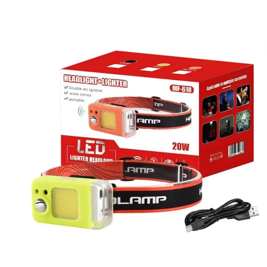 2in1 Dual Arc Electric Lighter Headlamp - Image 8