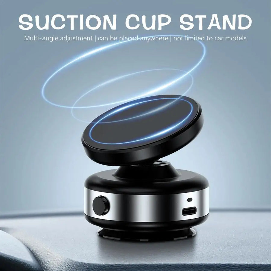 Strong Vacuum Suction Magnetic Car Phone Holder - Image 1