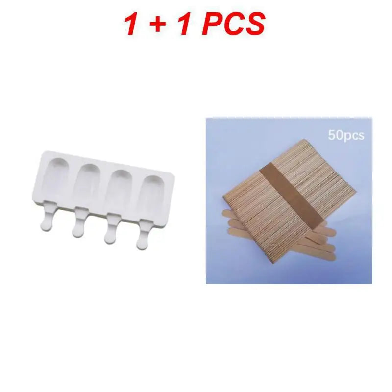 4-Rack Non-Stick Popsicle Ice Cream Mold - Image 5