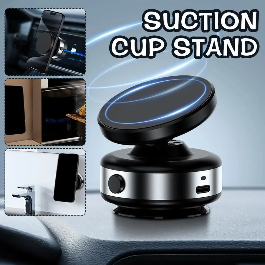 Strong Vacuum Suction Magnetic Car Phone Holder - Image 4