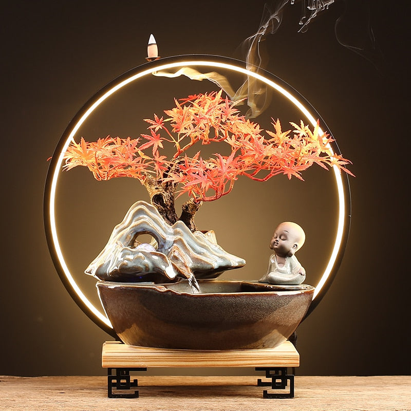 Forest Life Aroma Therapy Waterfall Incense Burner - Image 4
