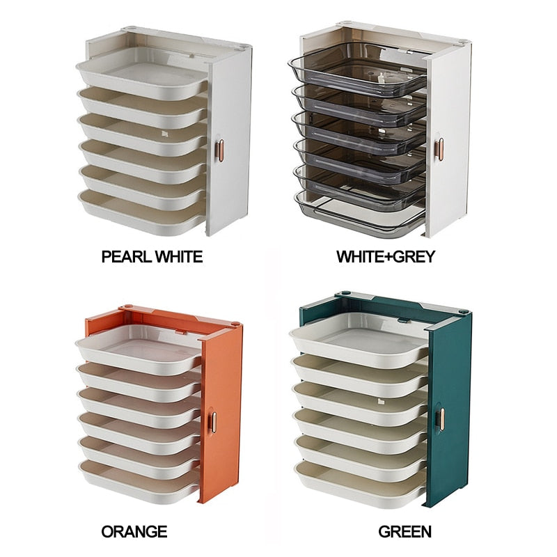 6-Layer Kitchen Food Plate Organizer - Image 4