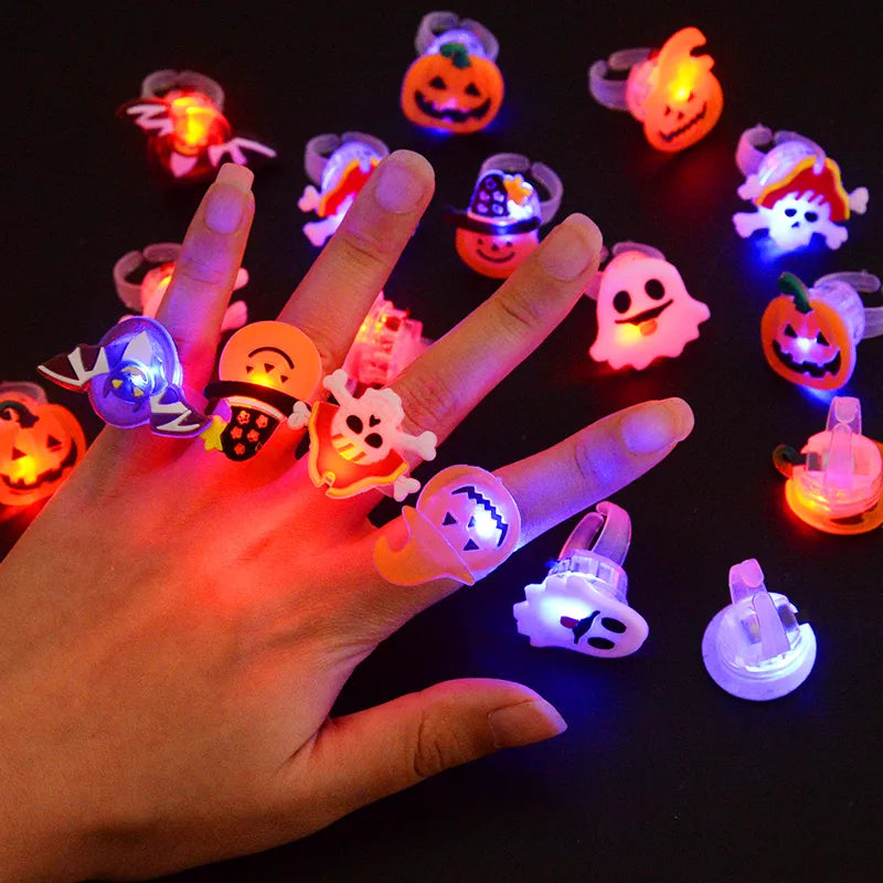 Glow Ghost Spooky Rings - Image 0