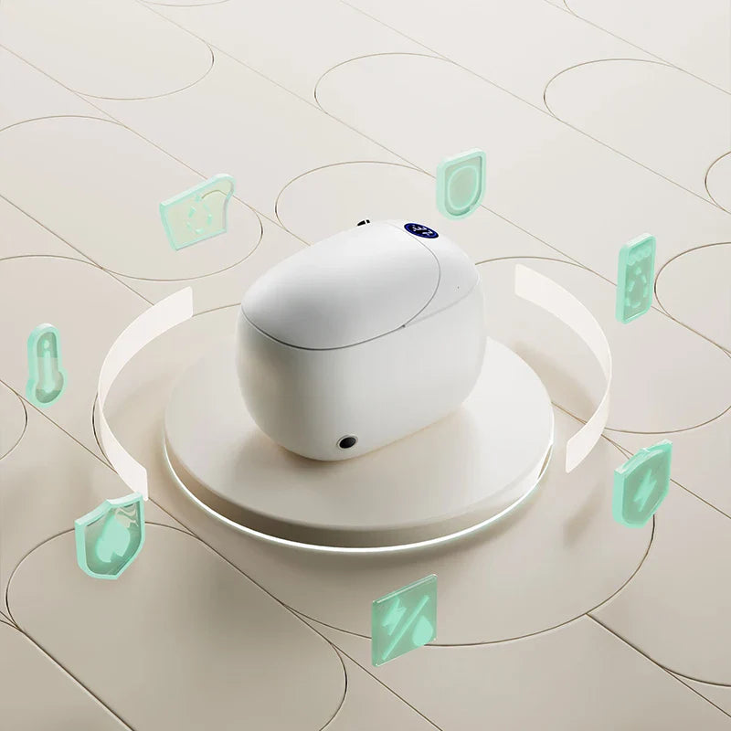 Ultra Sleek Smart Heated Seat Egg-Shaped Hygiene Toilet - Image 9