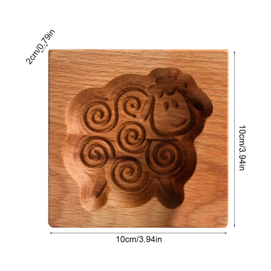 Wooden Cute Pastry Bake Master Baking Mold - Image 7