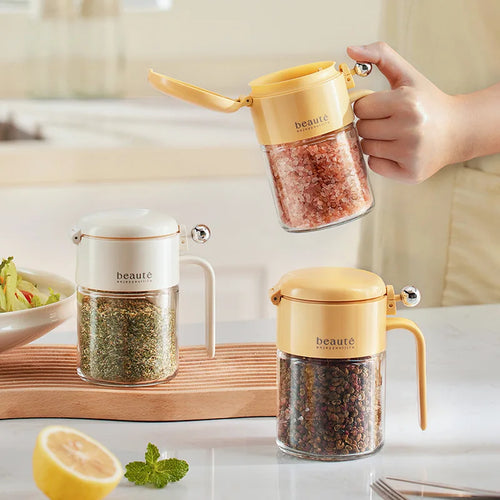 Moisture Block Glass Seasoning Jar - Image 0
