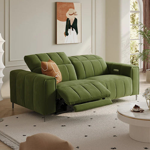Premium Italian Comfort Velvet Nordic Living Room Soft Electric Sofa - Image 0