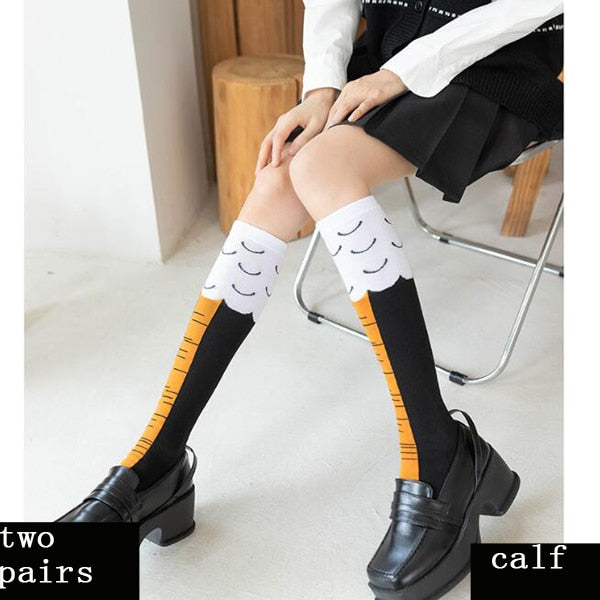 Chicken Leg Funny Socks - Image 5