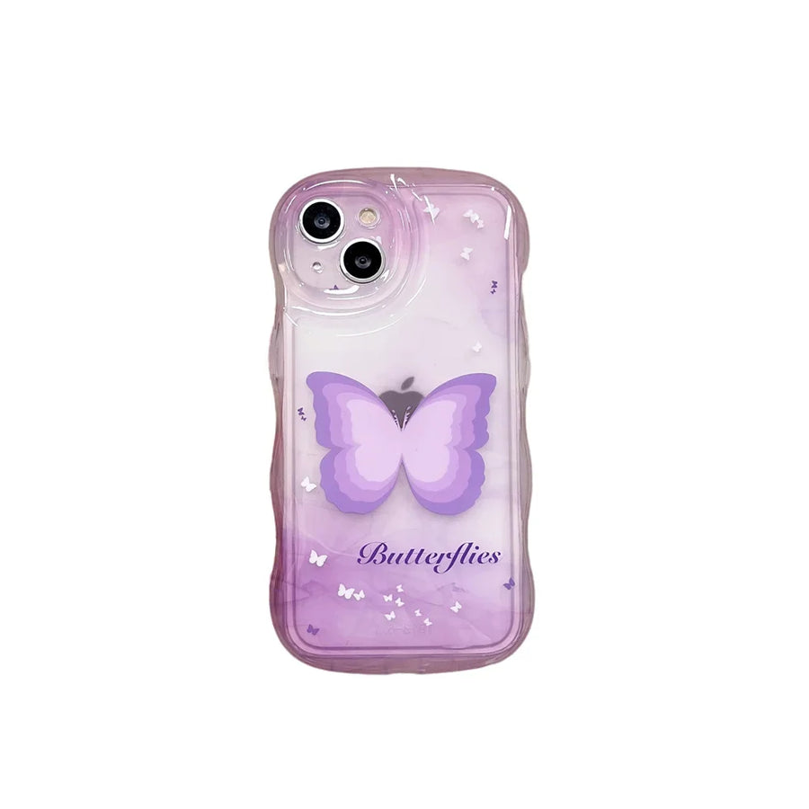 Playful Butterfly Decorated iPhone Case - Image 5