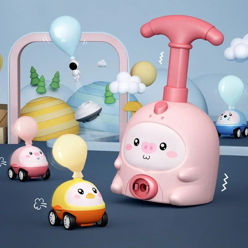 Cute Animal Design Air-Powered Balloon Launcher - Image 5