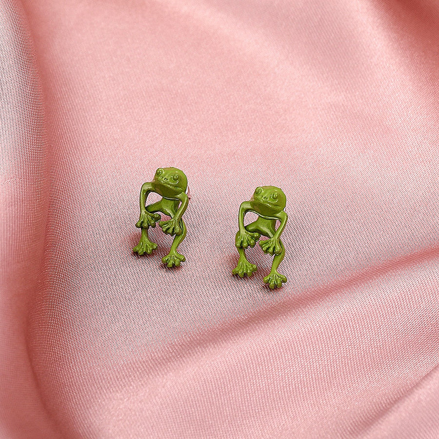 Gothic Frog Party Earrings - Image 1