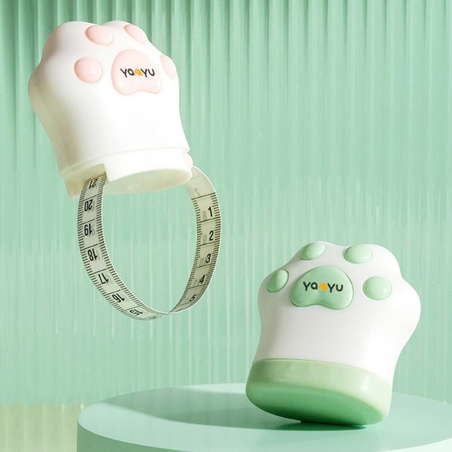 Cat Paw Double Scale Automatic Shrinking Tape Measure - Image 4