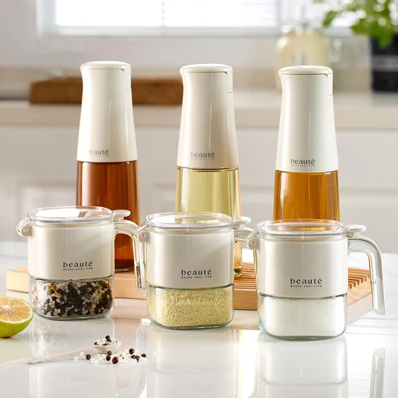 Square Glass Seasoning Dispenser Bottle - Image 3