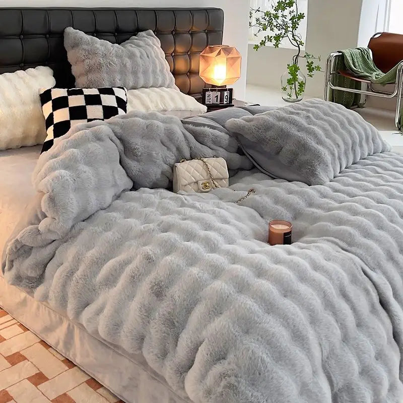 Cloud-Like Luxury Cozy Fluffy Bedding Set - Image 7