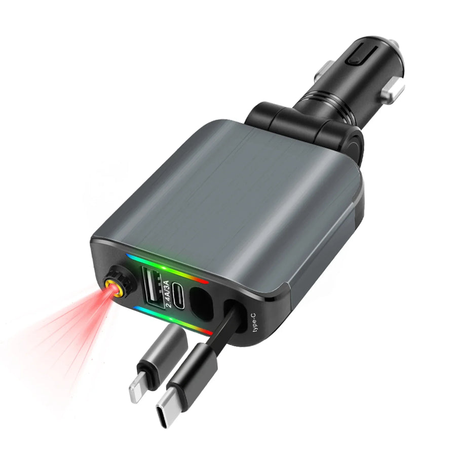 Starry Sky Retractable Cable Car Projector Charger - Image 9
