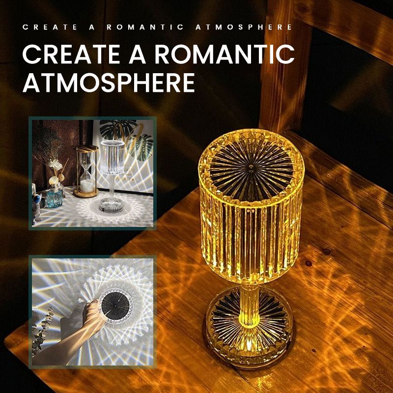 Diamond Glow Acrylic Touch Table Night Lamp - Image 7